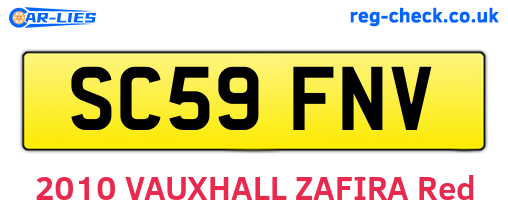 SC59FNV are the vehicle registration plates.