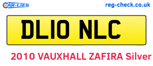 DL10NLC are the vehicle registration plates.
