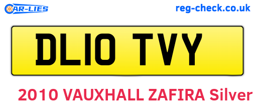 DL10TVY are the vehicle registration plates.