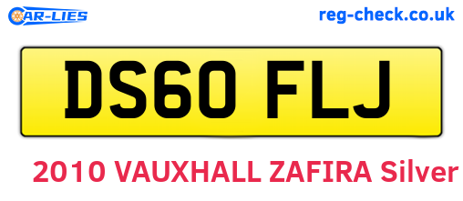 DS60FLJ are the vehicle registration plates.