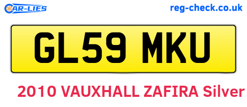 GL59MKU are the vehicle registration plates.