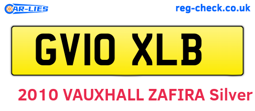GV10XLB are the vehicle registration plates.