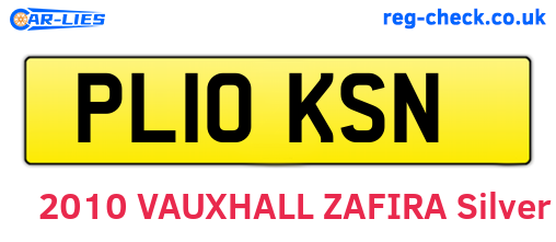 PL10KSN are the vehicle registration plates.