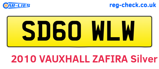 SD60WLW are the vehicle registration plates.