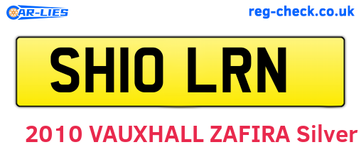 SH10LRN are the vehicle registration plates.