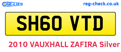 SH60VTD are the vehicle registration plates.