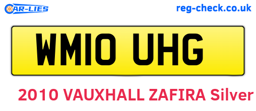 WM10UHG are the vehicle registration plates.
