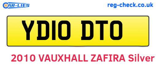 YD10DTO are the vehicle registration plates.