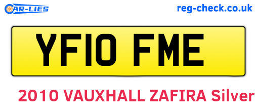 YF10FME are the vehicle registration plates.