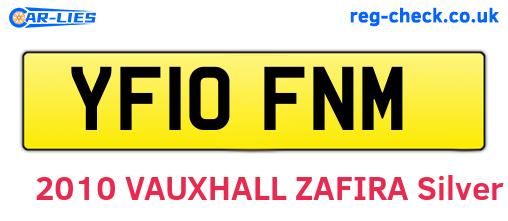 YF10FNM are the vehicle registration plates.