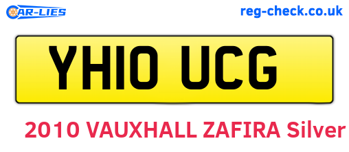 YH10UCG are the vehicle registration plates.