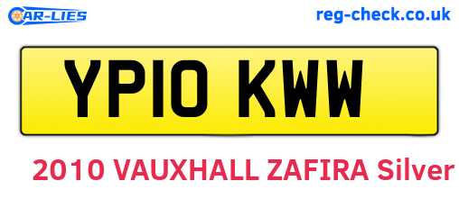 YP10KWW are the vehicle registration plates.