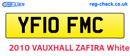YF10FMC are the vehicle registration plates.