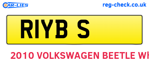 R1YBS are the vehicle registration plates.