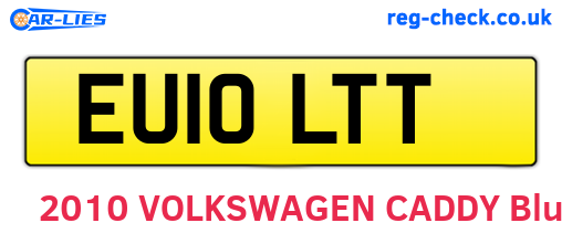 EU10LTT are the vehicle registration plates.
