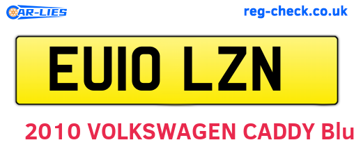 EU10LZN are the vehicle registration plates.