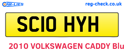 SC10HYH are the vehicle registration plates.
