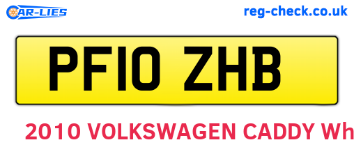 PF10ZHB are the vehicle registration plates.