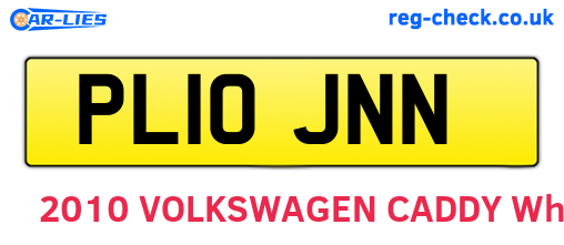 PL10JNN are the vehicle registration plates.