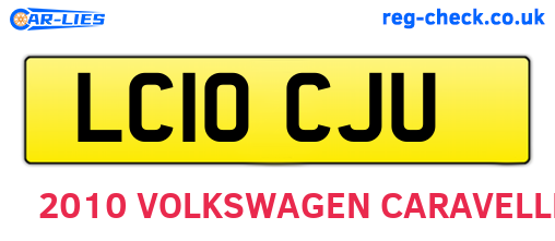 LC10CJU are the vehicle registration plates.