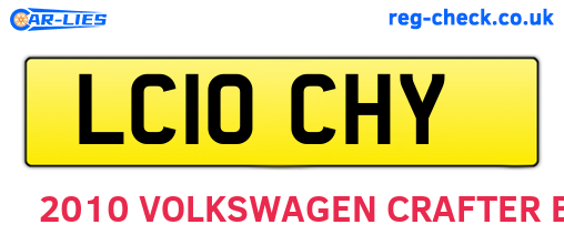 LC10CHY are the vehicle registration plates.