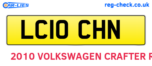 LC10CHN are the vehicle registration plates.
