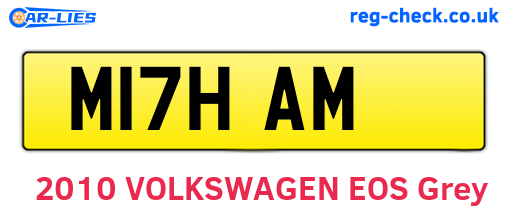 M17HAM are the vehicle registration plates.