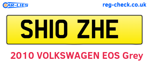 SH10ZHE are the vehicle registration plates.