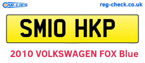 SM10HKP are the vehicle registration plates.