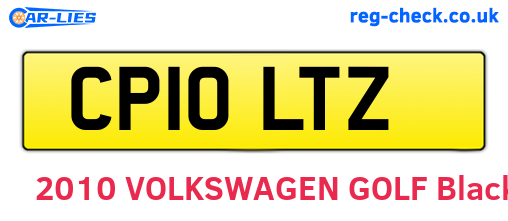 CP10LTZ are the vehicle registration plates.