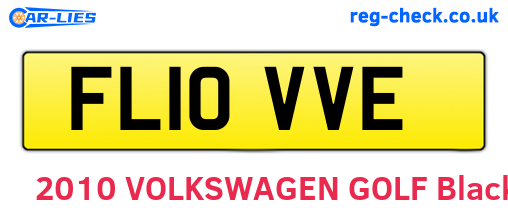 FL10VVE are the vehicle registration plates.