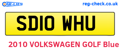 SD10WHU are the vehicle registration plates.