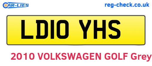 LD10YHS are the vehicle registration plates.