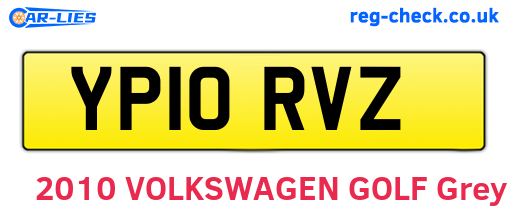 YP10RVZ are the vehicle registration plates.