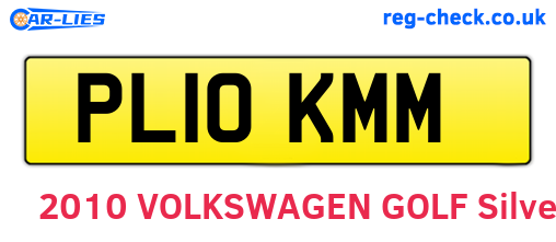 PL10KMM are the vehicle registration plates.