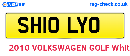 SH10LYO are the vehicle registration plates.