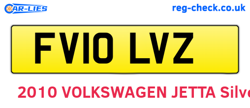 FV10LVZ are the vehicle registration plates.
