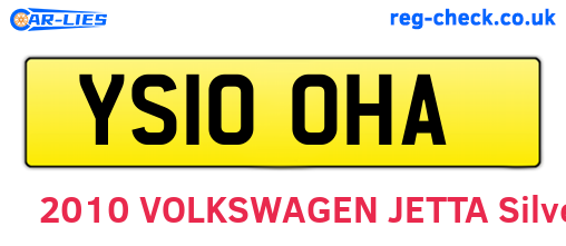 YS10OHA are the vehicle registration plates.