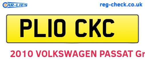 PL10CKC are the vehicle registration plates.