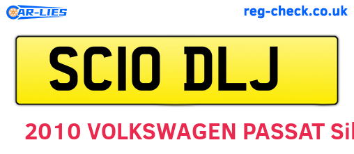 SC10DLJ are the vehicle registration plates.