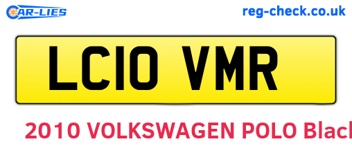 LC10VMR are the vehicle registration plates.