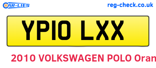 YP10LXX are the vehicle registration plates.