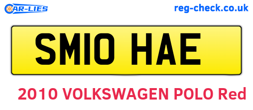 SM10HAE are the vehicle registration plates.