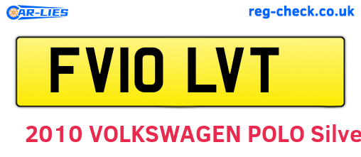 FV10LVT are the vehicle registration plates.