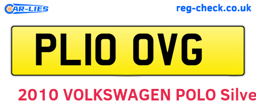 PL10OVG are the vehicle registration plates.