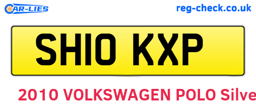 SH10KXP are the vehicle registration plates.