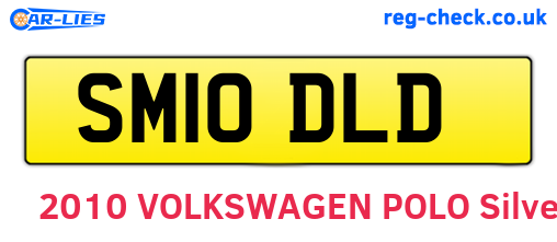 SM10DLD are the vehicle registration plates.