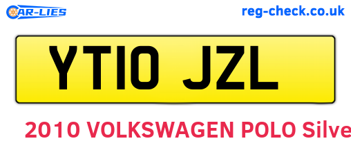 YT10JZL are the vehicle registration plates.
