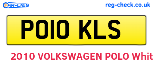 PO10KLS are the vehicle registration plates.