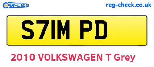 S71MPD are the vehicle registration plates.